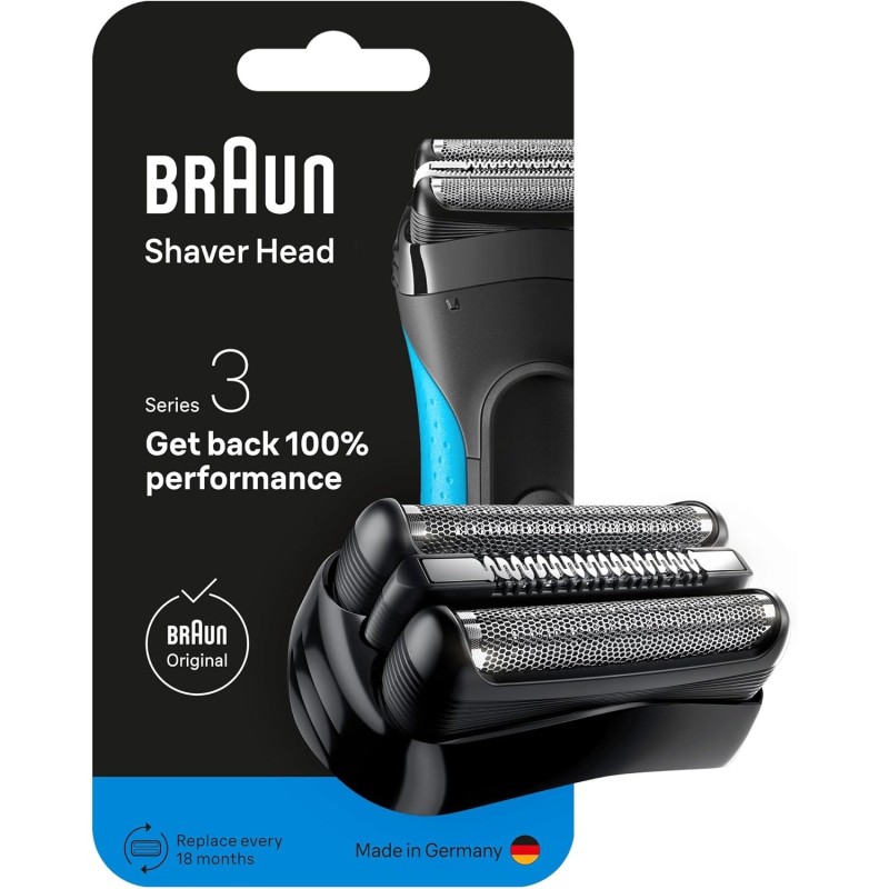 Braun Series 3 Electric Shaver Replacement Head, 21B