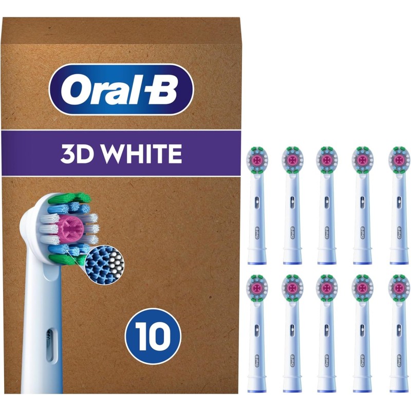 Oral-B Pro 3D Clean Toothbrush Heads, 10 Pack