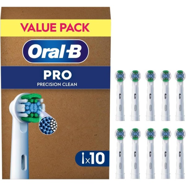 Oral-B Pro Precision Clean Toothbrush Heads, 10 Pack