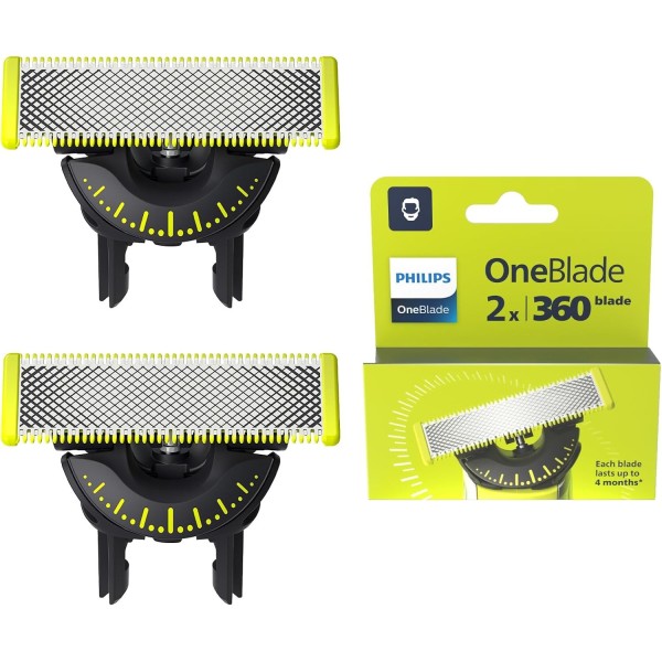 Philips OneBlade Original 360 Blade Heads 2 Pack