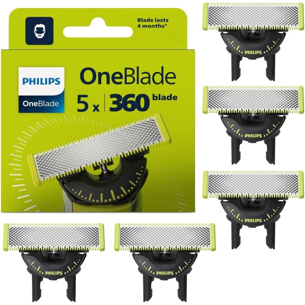Philips OneBlade Original 360 Blade Heads 5 Pack